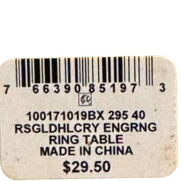 NWT Charter Club Rose Gold-Tone Cubic Zirconia Halo Open Ring size 10 - Picture 4 of 4